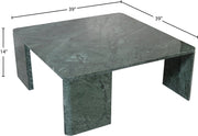 Livorno Marble Coffee Table in Green - 99007Green-CT