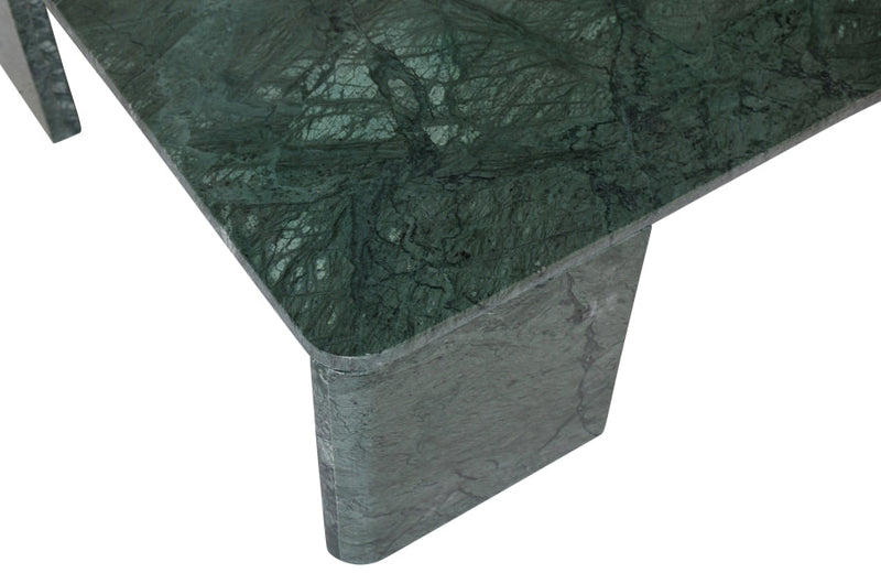 Livorno Marble Coffee Table in Green - 99007Green-CT