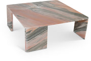 Livorno Marble Coffee Table in Pink - 99007Pink-CT