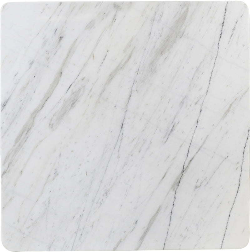 Livorno Marble Coffee Table in White - 99007White-CT