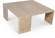 Livorno Travertine Coffee Table in Natural - 99007Travertine-CT