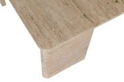 Livorno Travertine Coffee Table in Natural - 99007Travertine-CT