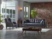 Lizbon 90" Wide Square Arm Convertible Sofa - Gate FurnitureSofas