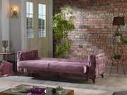 Lizbon 90" Wide Square Arm Convertible Sofa - Gate FurnitureSofas
