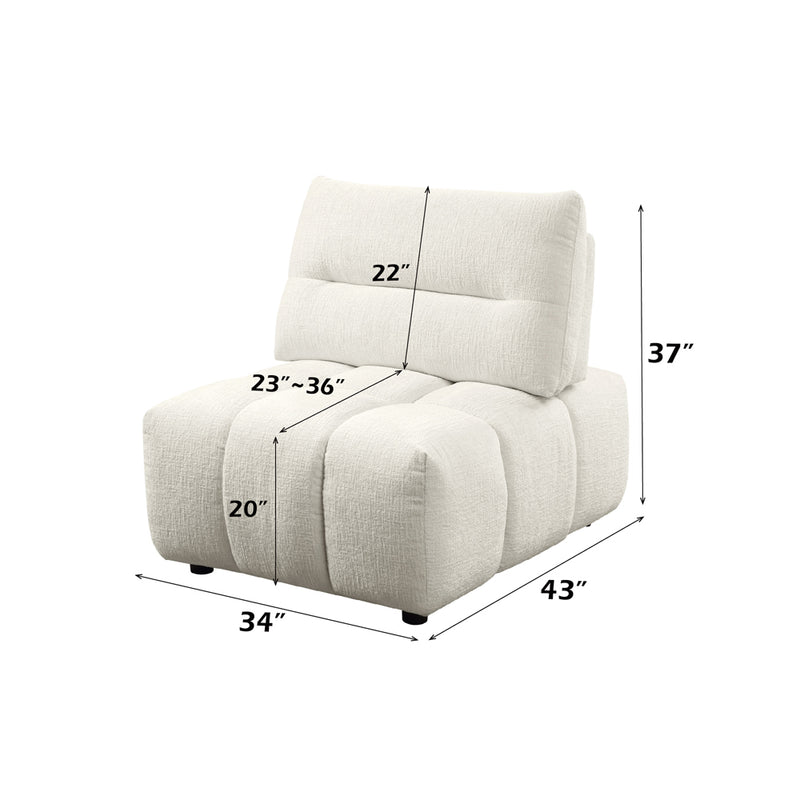 Loanna Modular - Armless Chair - LV04040