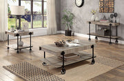 Lobb Natural Tone/Black Sofa Table - CM4217A-S