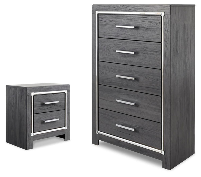 Lodanna Chest and Nightstand - B214B63