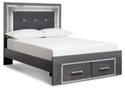 Lodanna Full Upholstered Panel Storage Bed and Chest - B214B62