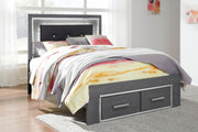 Lodanna Full Upholstered Panel Storage Bed and Chest - B214B62