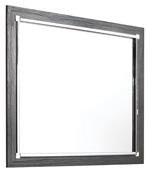 Lodanna Gray Bedroom Mirror - Gate FurnitureMirror