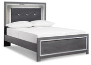 Lodanna Gray Full Panel Bed, Dresser and Chest - B214B52