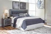 Lodanna Gray King/Cal King Panel Headboard, Dresser, Mirror and 2 Nightstands - B214B33