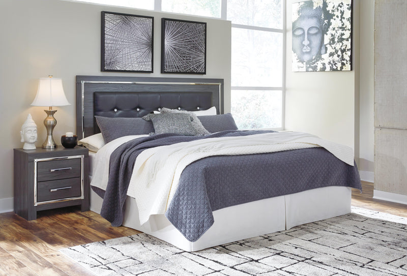 Lodanna Gray King/Cal King Panel Headboard, Dresser, Mirror and 2 Nightstands - B214B33