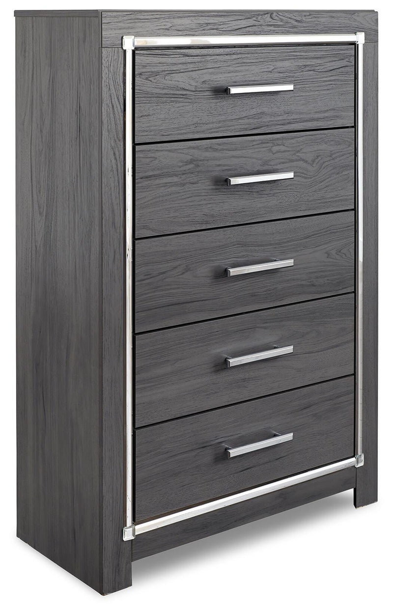 Lodanna Gray King Storage Bed and Chest - B214B42