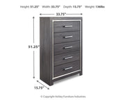 Lodanna Gray King Storage Bed and Chest - B214B42