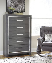 Lodanna Gray LED Panel Bedroom Set - Gate FurnitureBedroom Set