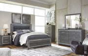 Lodanna Gray LED Panel Bedroom Set - Gate FurnitureBedroom Set