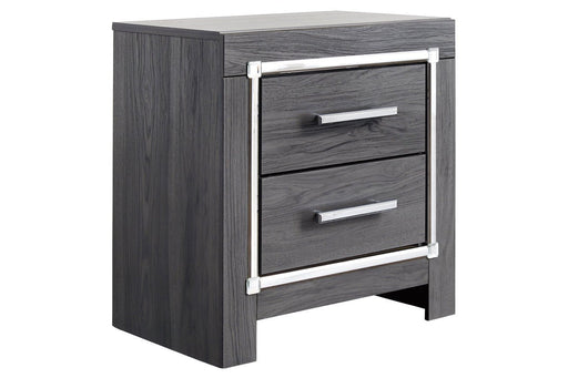 Lodanna Gray Nightstand - Gate FurnitureNightstand