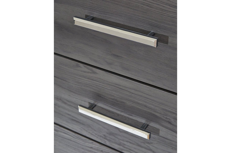 Lodanna Gray Nightstand - Gate FurnitureNightstand