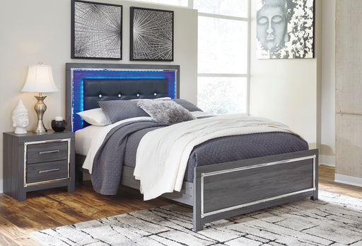 Lodanna Gray Queen Panel Bed - Gate FurnitureQueen Bed