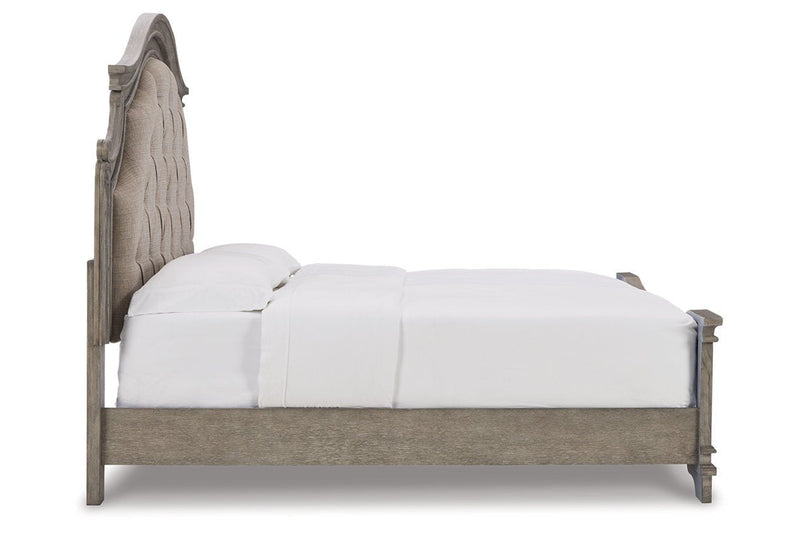 Lodenbay Antique Gray King Panel Bed - Gate FurnitureKing Bed
