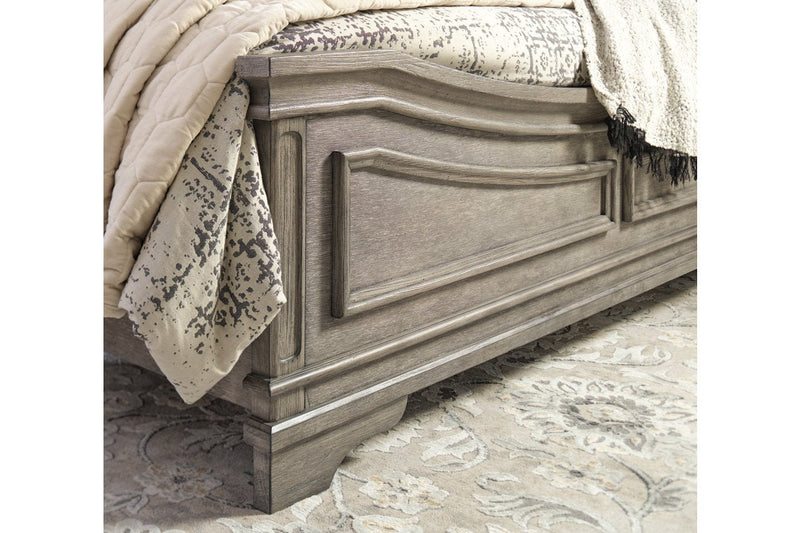 Lodenbay Antique Gray King Panel Bed - Gate FurnitureKing Bed