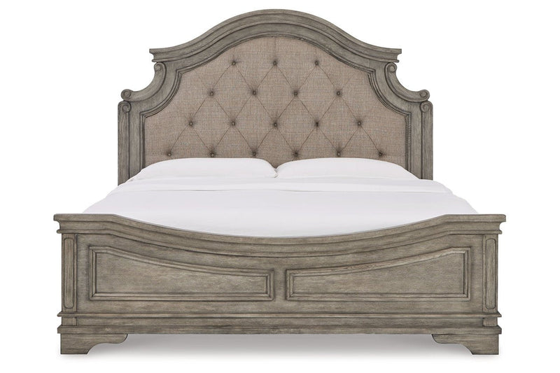Lodenbay Antique Gray King Panel Bed - Gate FurnitureKing Bed