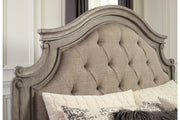 Lodenbay Antique Gray King Panel Bed - Gate FurnitureKing Bed