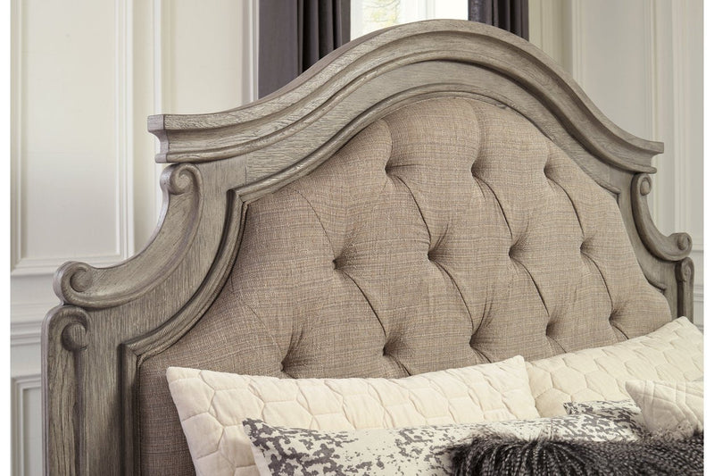 Lodenbay Antique Gray King Panel Bed - Gate FurnitureKing Bed