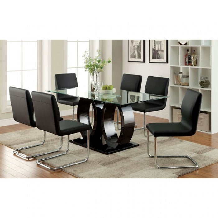 Lodia Black Dining Table - CM3825BK-T-TABLE