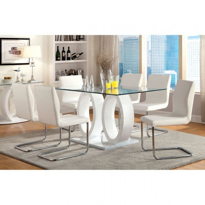 Lodia White Dining Table - CM3825WH-T-TABLE