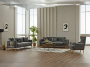 Loft 3-pieces (Sofa & Loveseat & Chair) Livingroom in Grey - 200-SIM-LOF-ANK152-321