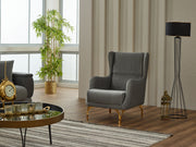Loft 3-pieces (Sofa & Loveseat & Chair) Livingroom in Grey - 200-SIM-LOF-ANK152-321