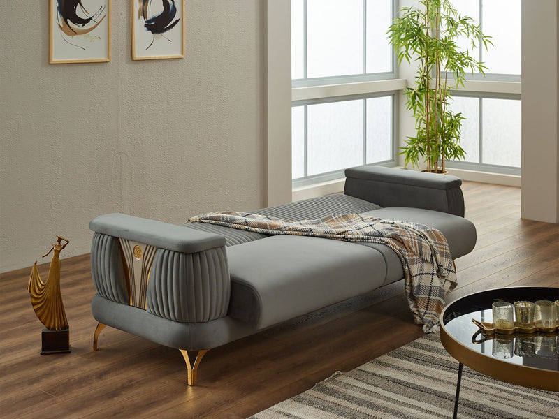 Loft Convertible Sofa in Grey - 200-SIM-LOF-ANK152-3