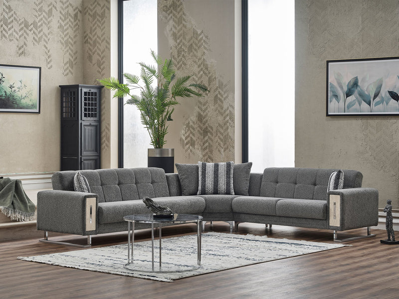 Loft Sectional Sofa in Grey - 200-SER-LOF-PINAR18-S