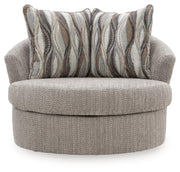 Lofwood Fossil Swivel Accent Chair - PC6960444