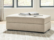 Lofwood Oatmeal Ottoman - PC6960514