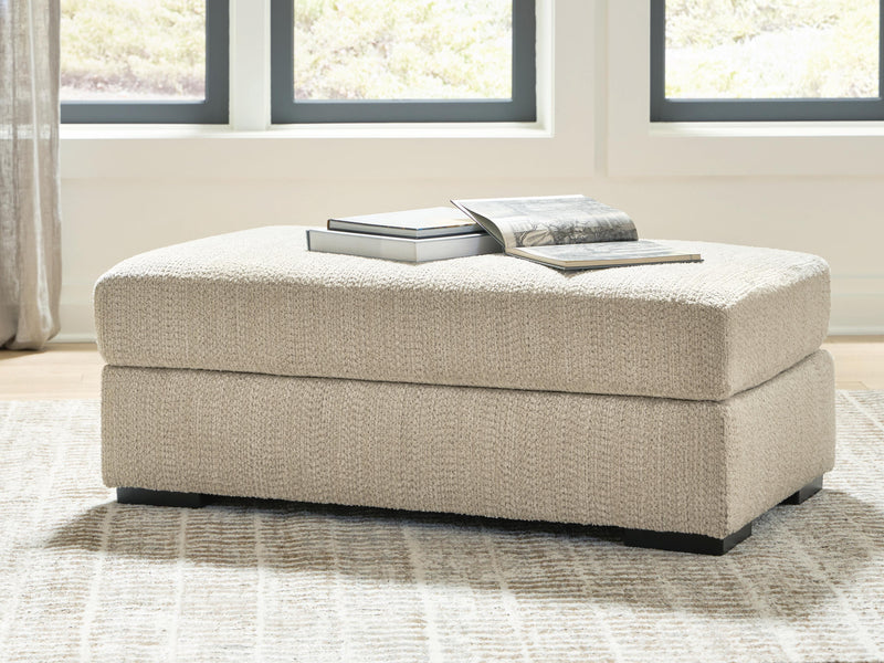 Lofwood Oatmeal Ottoman - PC6960514