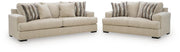 Lofwood Sofa and Loveseat in Oatmeal - PKG026538