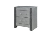 Logan Silver Nightstand - LOGAN-SILVER-NS