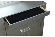Logan Silver Nightstand - LOGAN-SILVER-NS