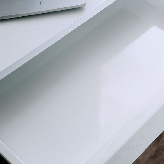 Loke White/Chrome Desk - CM-DK5204