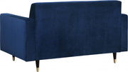 Lola 60" Velvet Upholstered Loveseat in Blue - 619Navy-L