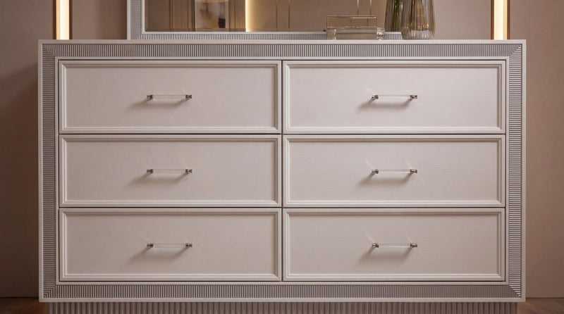 Lolo 4 PC (King Bed, Dresser, Mirror, Nightstand) - B467-King-4PC