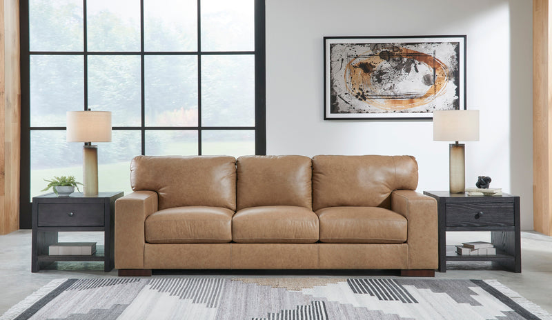 Lombardia Tumbleweed Leather Living Room Set - Gate FurnitureLiving Room Set