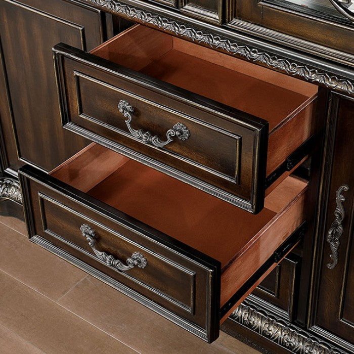 Lombardy Walnut Hutch & Buffet - CM3146HB-SET