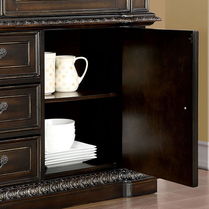 Lombardy Walnut Hutch & Buffet - CM3146HB-SET