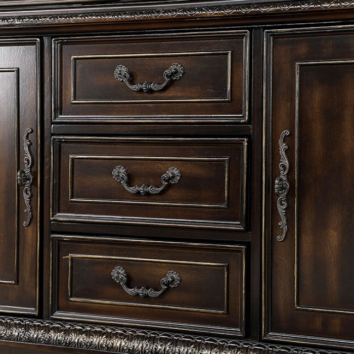Lombardy Walnut Hutch & Buffet - CM3146HB-SET