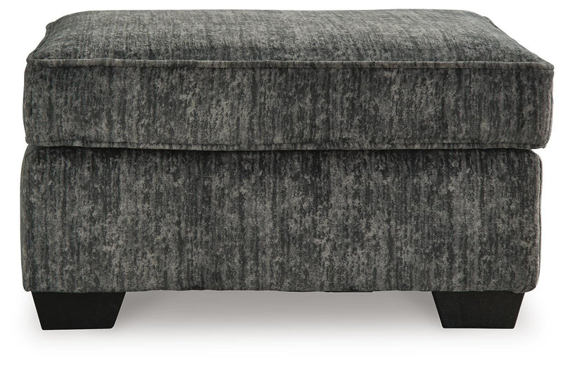 Lonoke Gunmetal 2 Loveseats, Oversized Chair and Ottoman - 50504U7