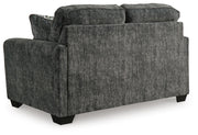 Lonoke Gunmetal 2 Loveseats, Oversized Chair and Ottoman - 50504U7